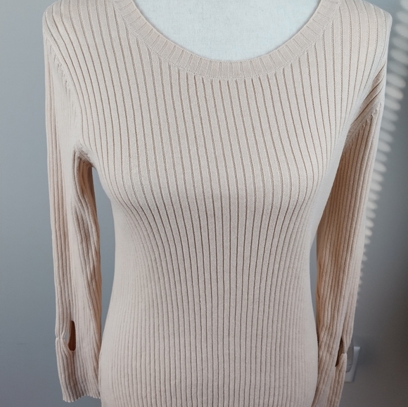 Women's Top Long Sleeve By Caryn Vallone Size Large Form Fitting Casual Wear - Picture 2 of 14